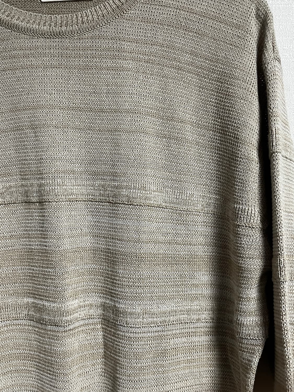 공용 인사일런스 그라데이션 와플 니트 스웨터 M 상품이미지4