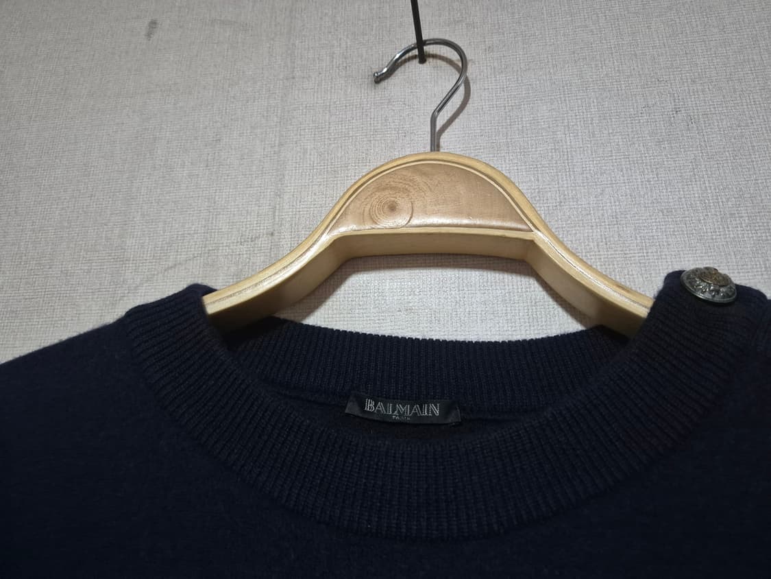 발망 스트라이프 견장니트  상품이미지5