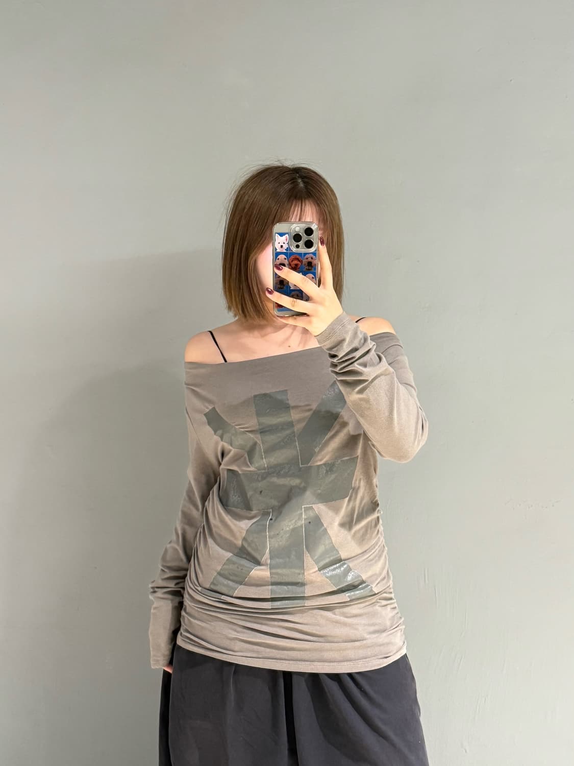 python uk flag shirring long sleeve 상품이미지2