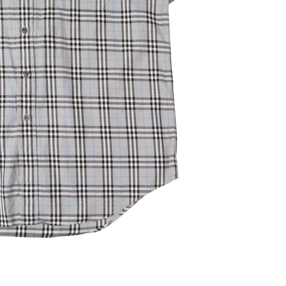 버버리 그레이 노바체크 하프 셔츠 상품이미지4