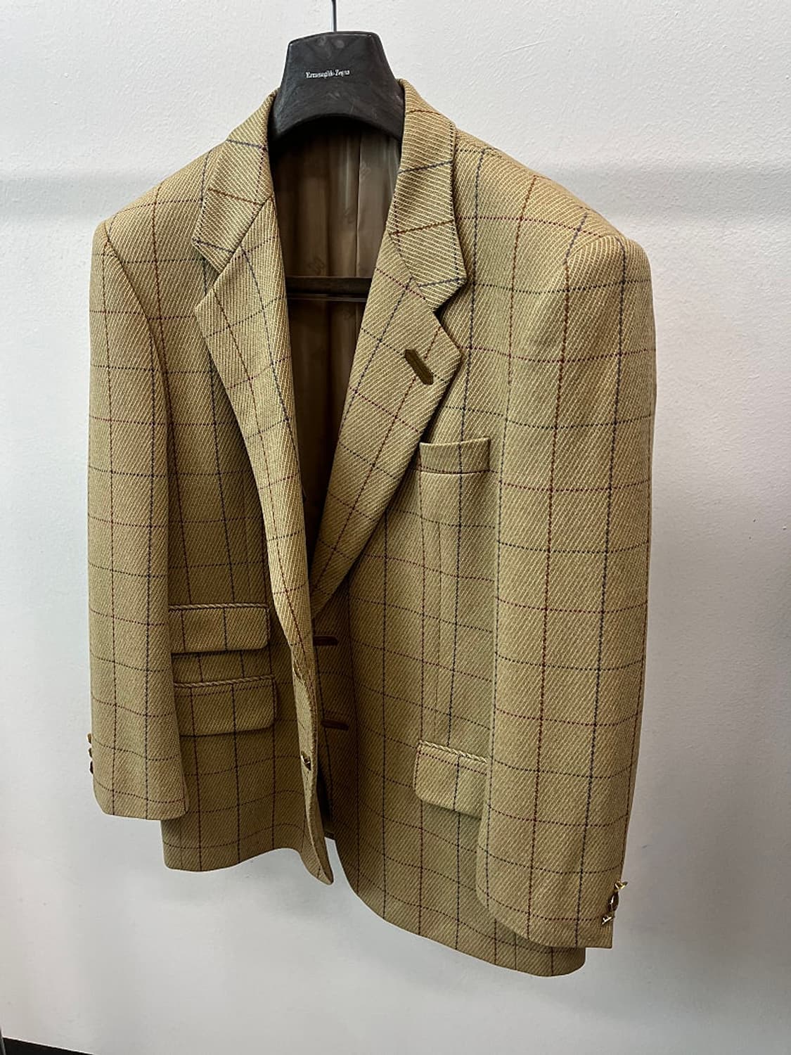 100-105) 닥스 클래식 금장 체크자켓  상품이미지1