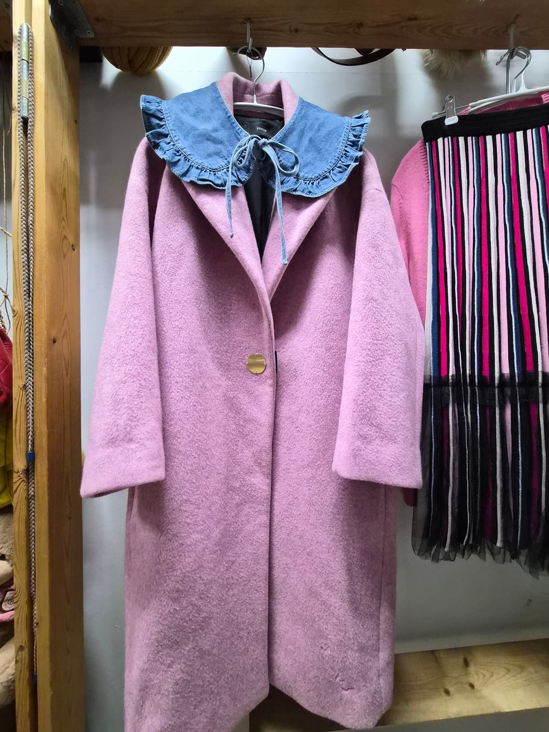 시스템 캐시미어 울 루즈핏코트 상품이미지1