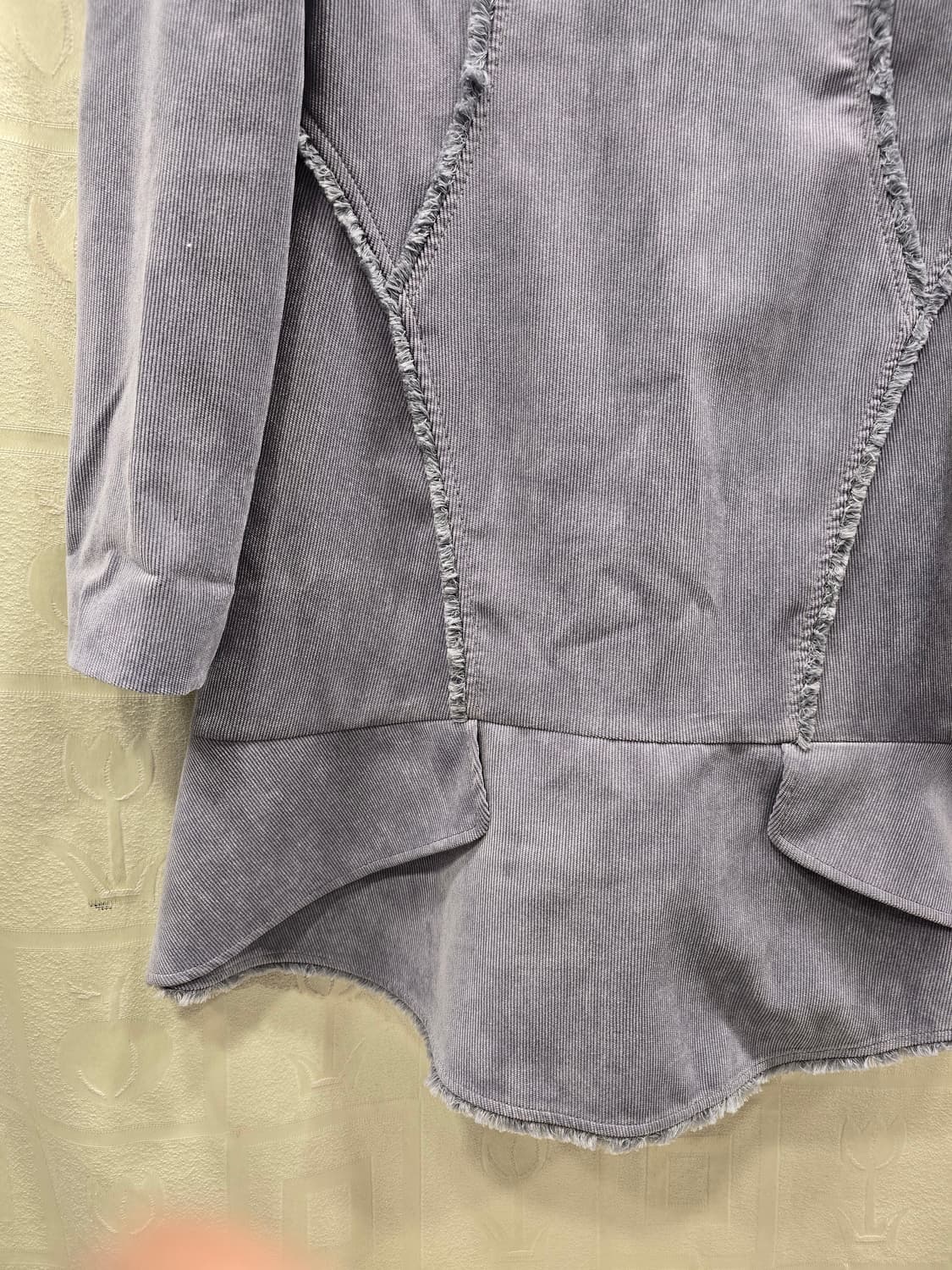 지고트 회색 코듀로이 원피스 S (55) 상품이미지4