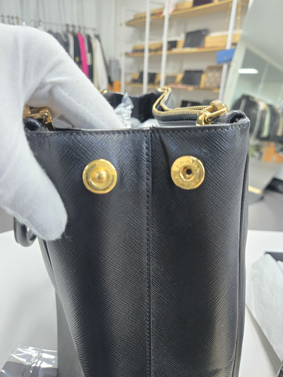 [A급컨디션]프라다 사피아노 토트백 상품이미지8