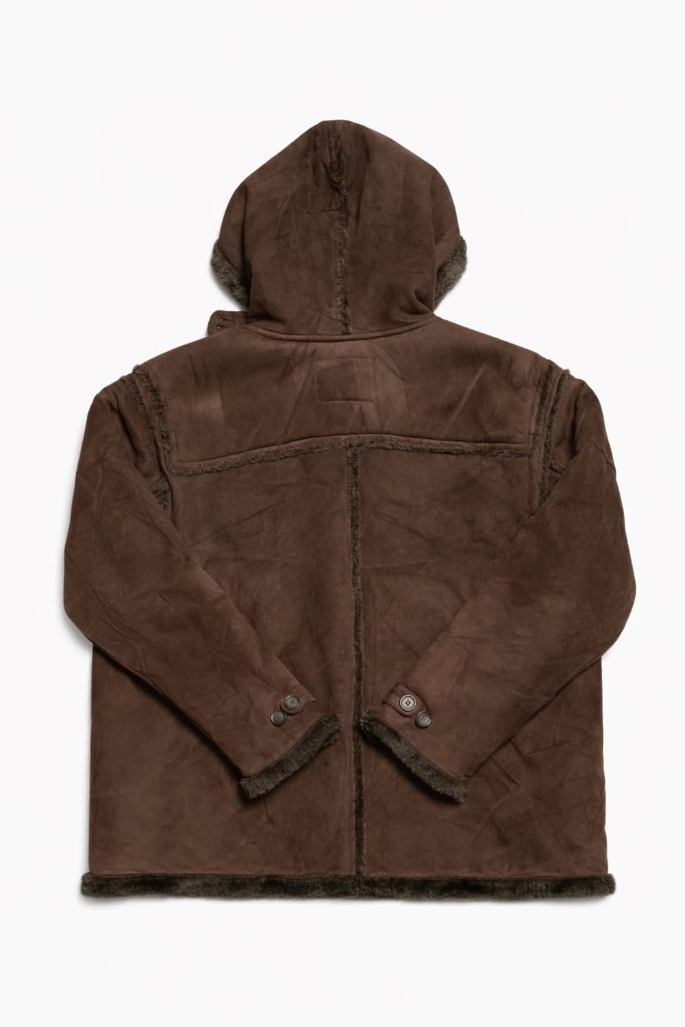 JPN 90s~00s 일본 빈티지 간사이 야마모토 진스 브라운 퍼 무스탕 상품이미지2