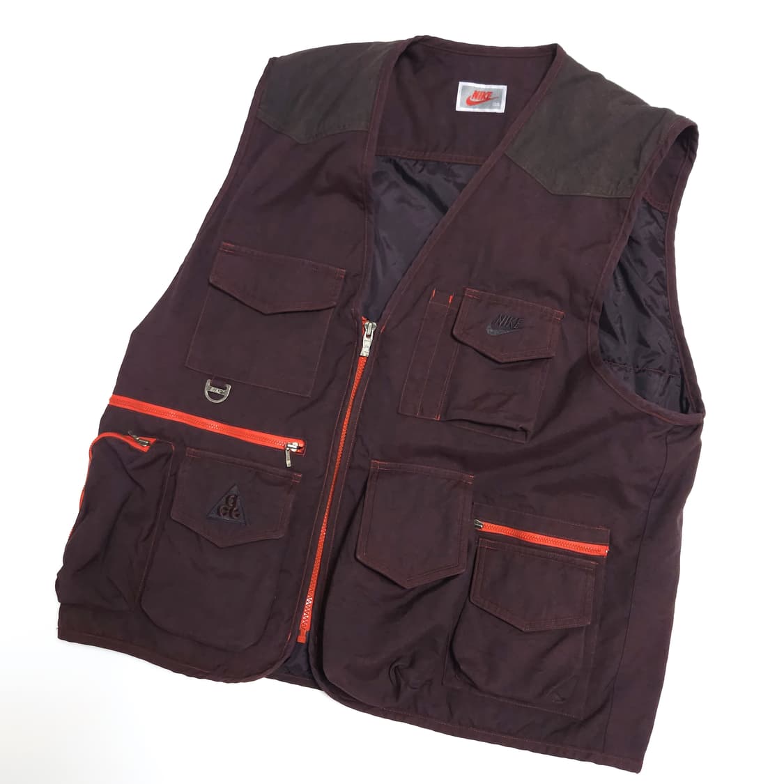 나이키 ACG 90s 유틸리티 피싱 베스트 조끼 버건디 상품이미지2
