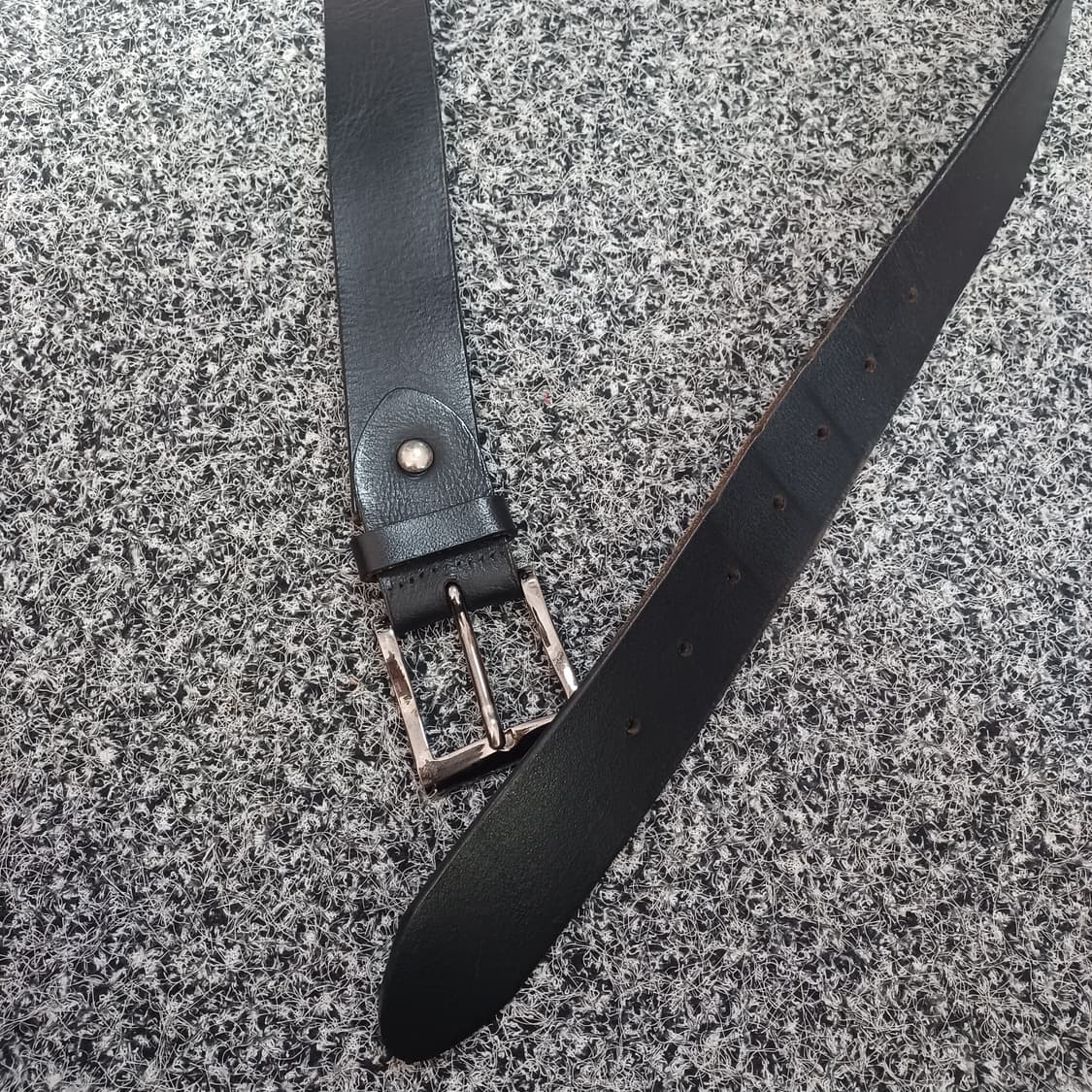 빈티지 가죽 벨트 블랙  상품이미지5