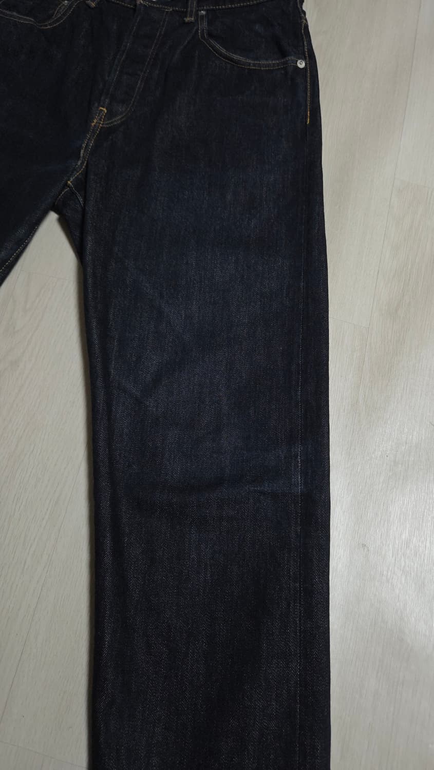 (착샷) 하츠키 HATSKI 루즈 테이퍼드 셀비지 데님 상품이미지5