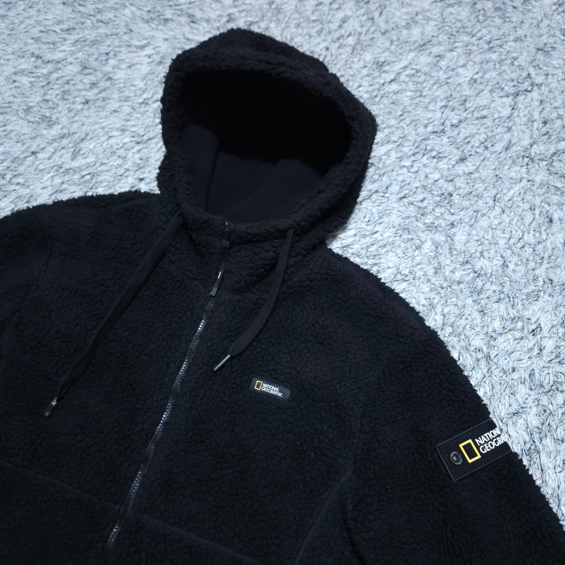 내셔널지오그래픽) L 남자 플리스 풀집업 뽀글이 / 왕눈이샵 상품이미지4