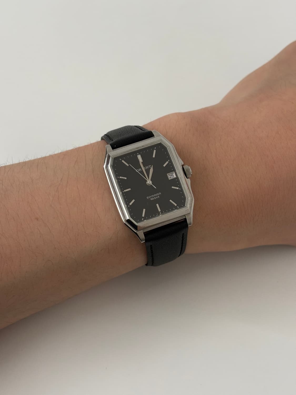 1990s Swimmer Black Dial Square Quartz 상품이미지8