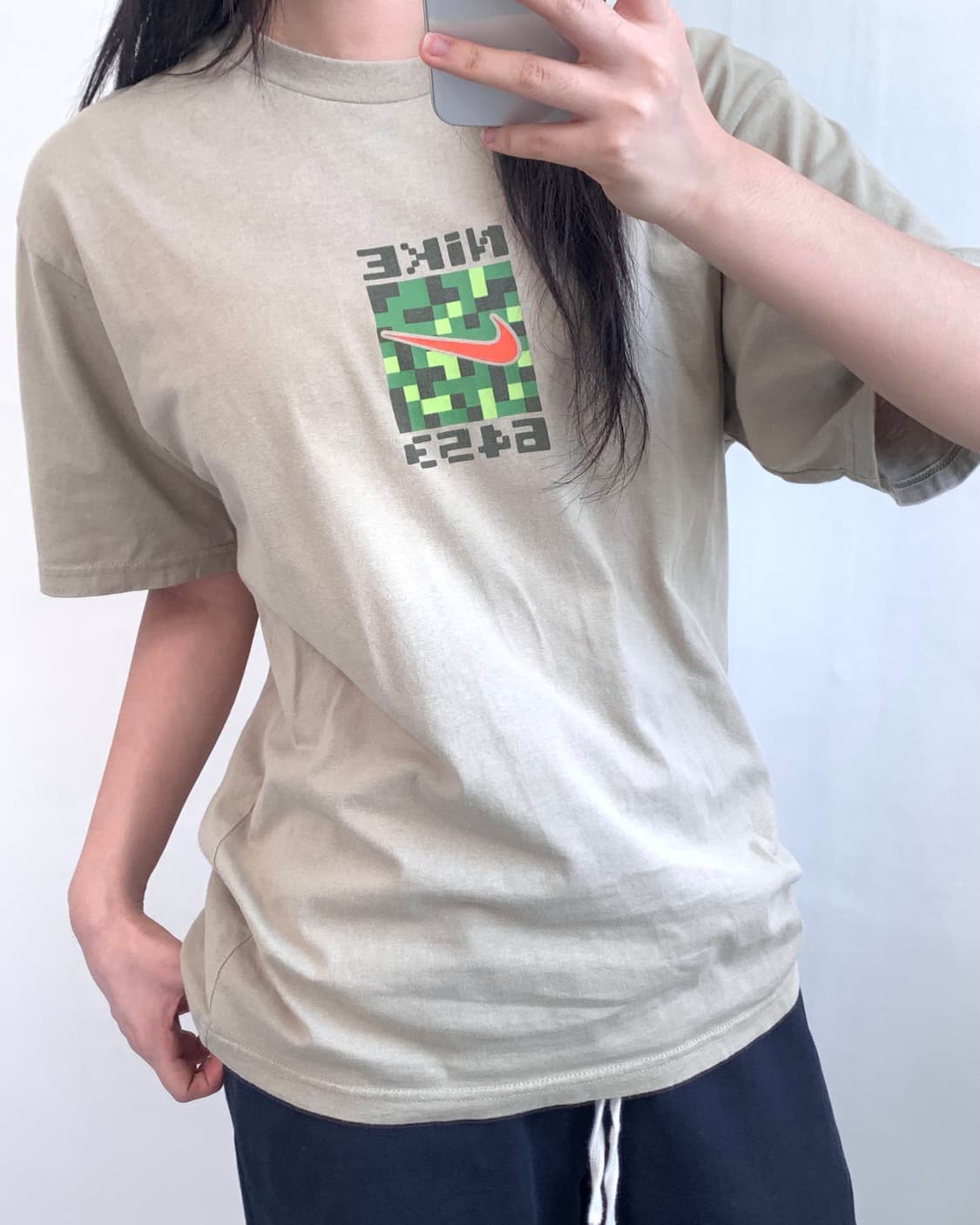 Nike 나이키 카키베이지 티셔츠  상품이미지1