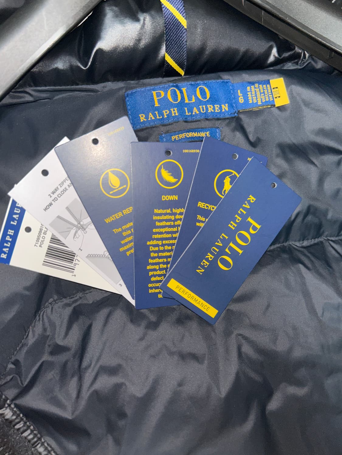 폴로 패딩 유광 L 상품이미지2