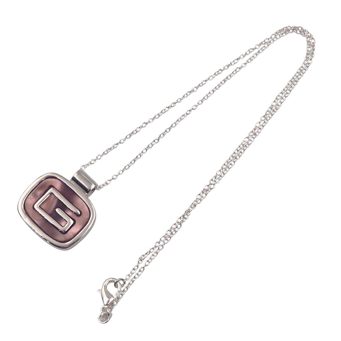 80s 지방시 아발론 자개 실버925 빈티지 목걸이 상품이미지2