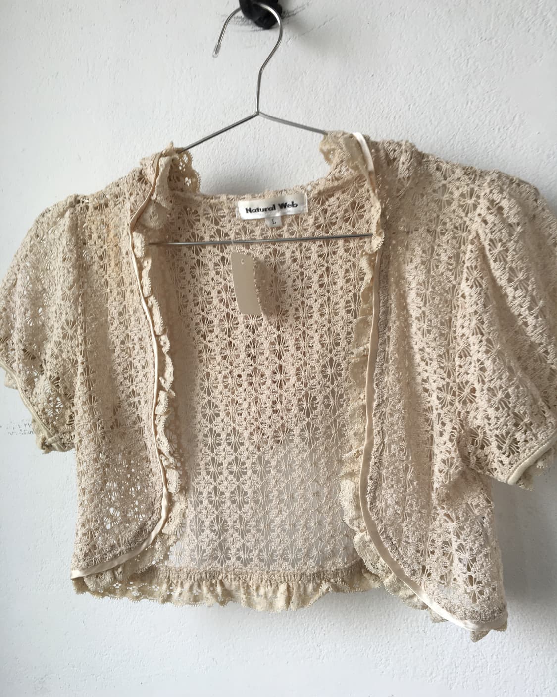 Crochet hood open cardigan 상품이미지2