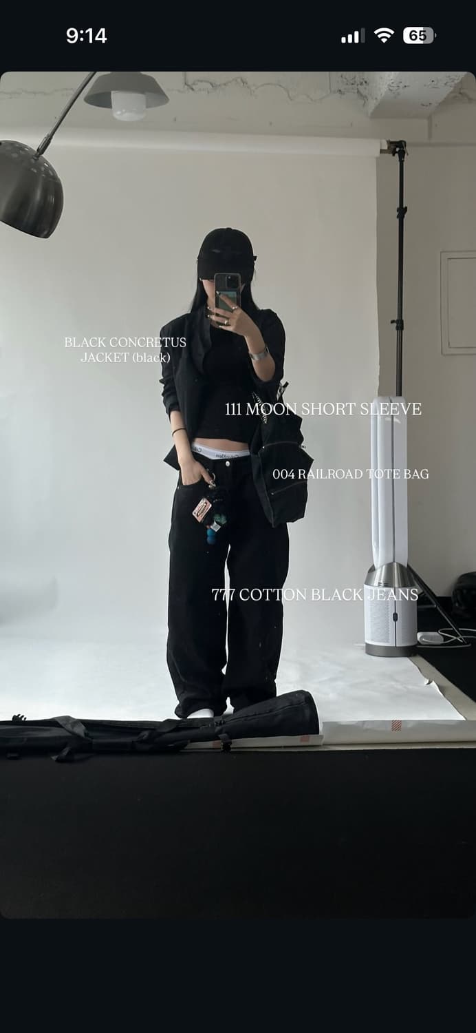 킴서울 BLACK CONCRETUS JACKET 콘크리트 자켓 상품이미지6