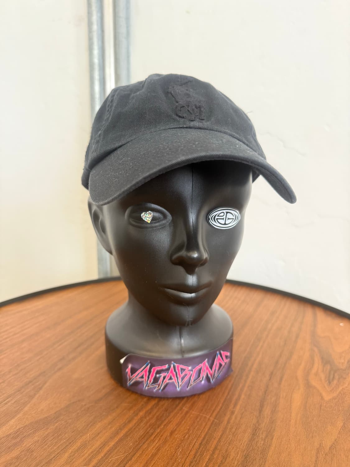 폴로 빅포니 볼캡 올블랙 상품이미지6