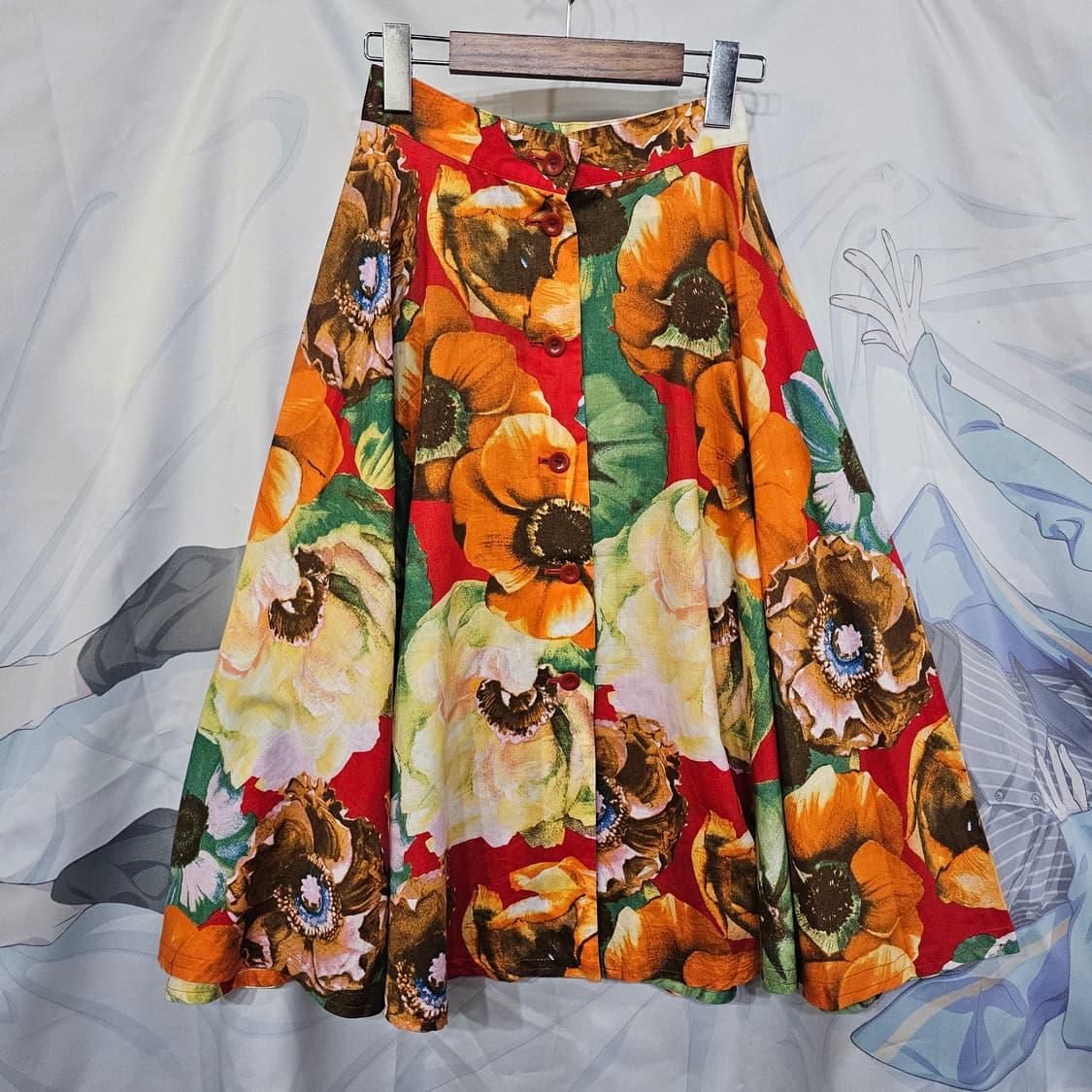 KENZO 겐조  린넨 스커트 상품이미지8