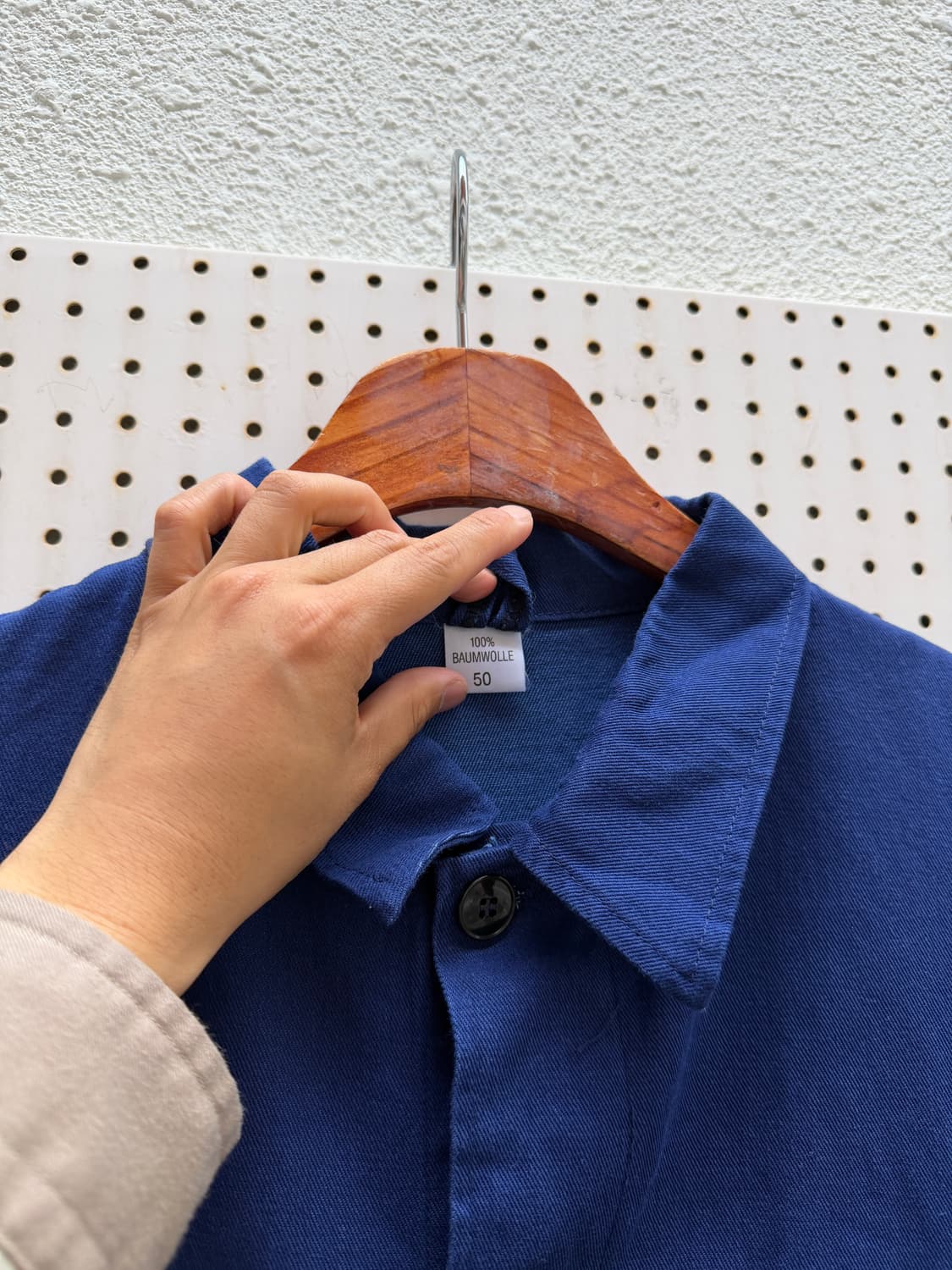 80s GERMAN BLUE DENIM UTILITY 데님 프렌치워크자켓 상품이미지6