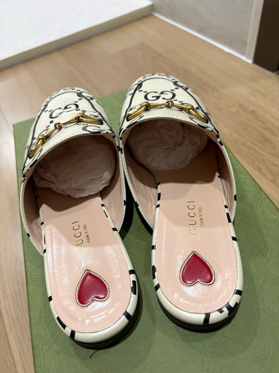 구찌 프린스타운GG 가죽블로퍼 상품이미지2