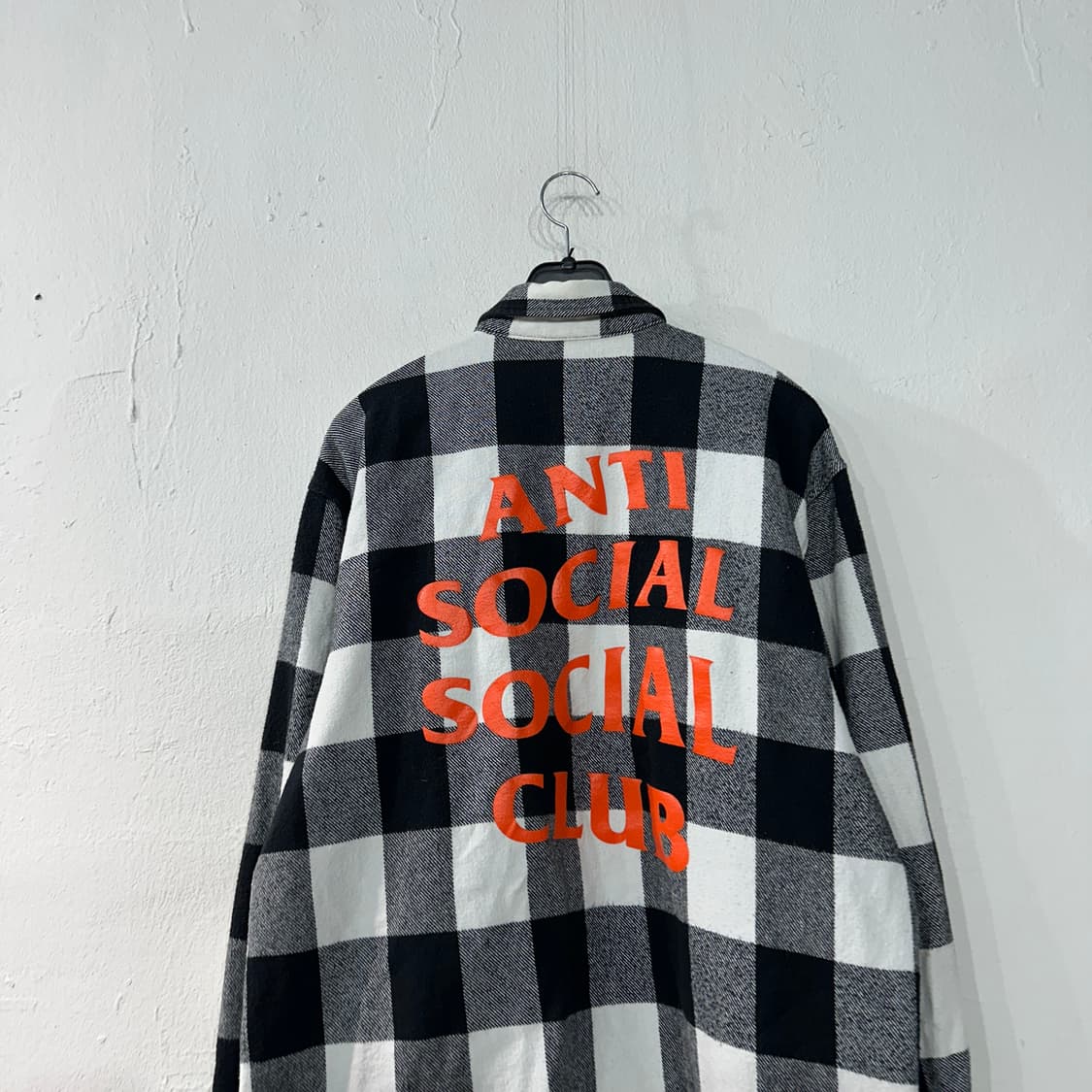 안티소셜소셜클럽 플란넬 체크 남방 셔츠 L 상품이미지2