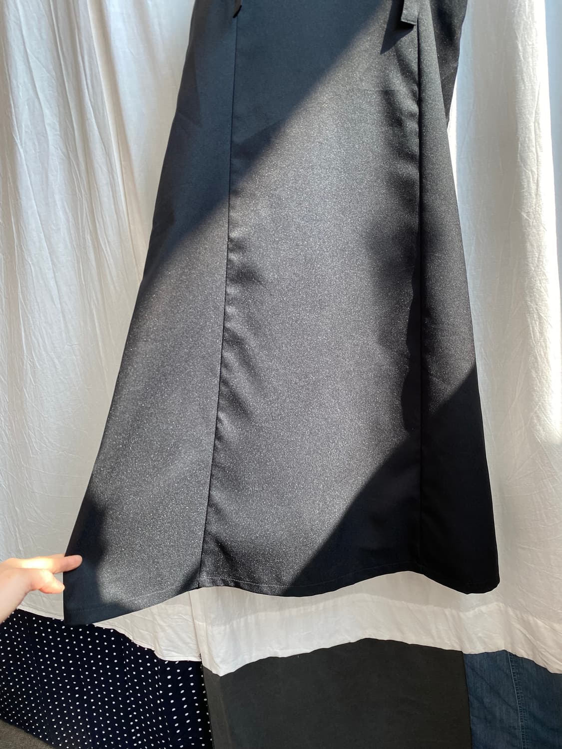 COLZA 블랙 서스펜더 원피스(M) 상품이미지5