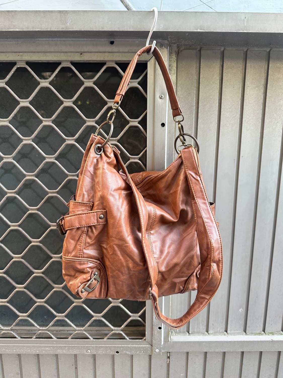 None vintage brown shoulder bag 상품이미지4