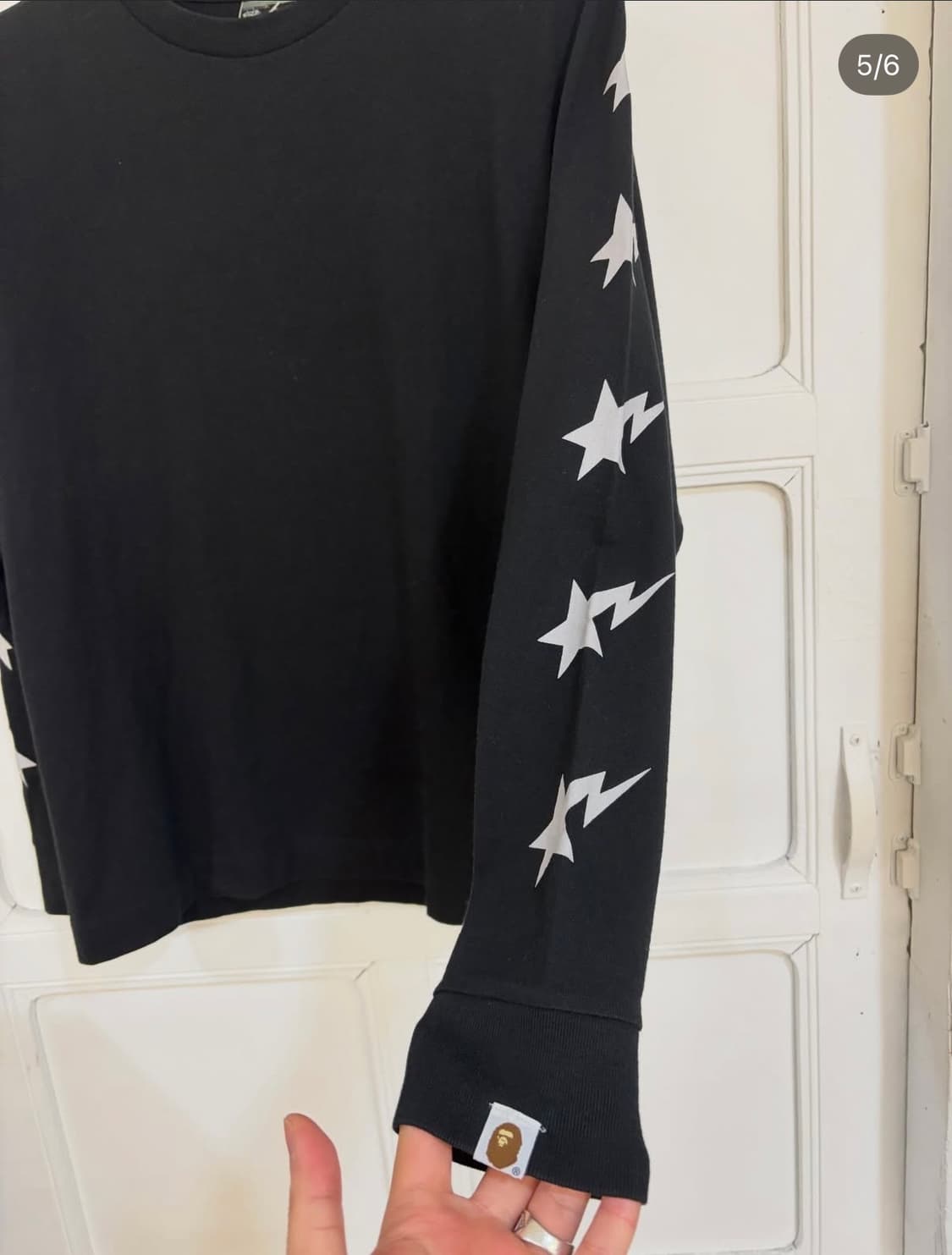 베이프 에이프 스타 롱슬리브 티셔츠 상품이미지5