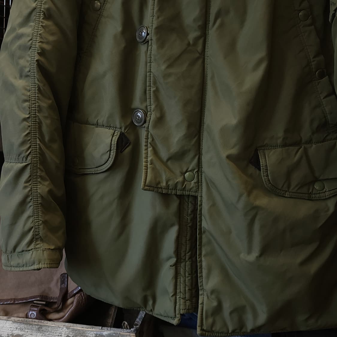폴로 데님앤서플라이 n3b 다운 패딩 폴로 밀리터리 헤비다운 카키 M  상품이미지6