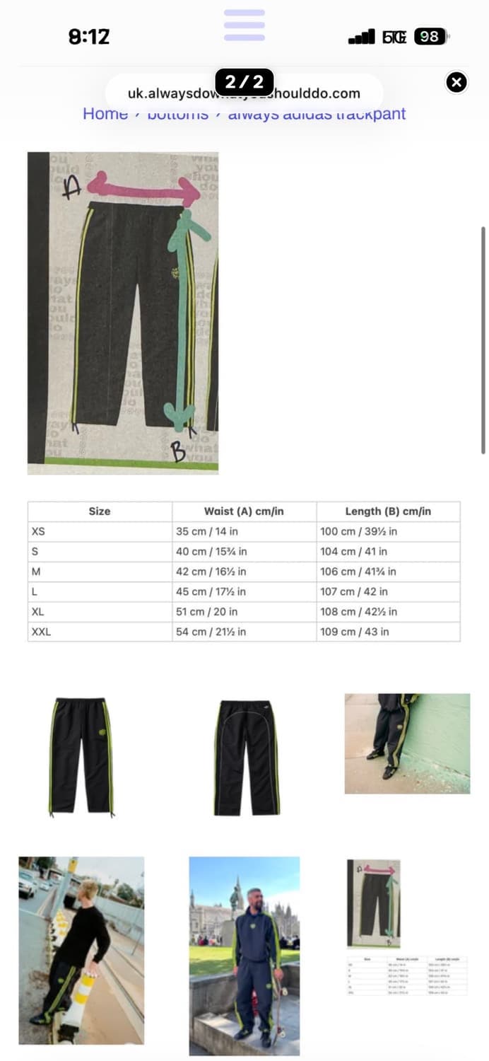 [구매글] 아디다스 always 트랙팬츠 m사이즈 상품이미지1