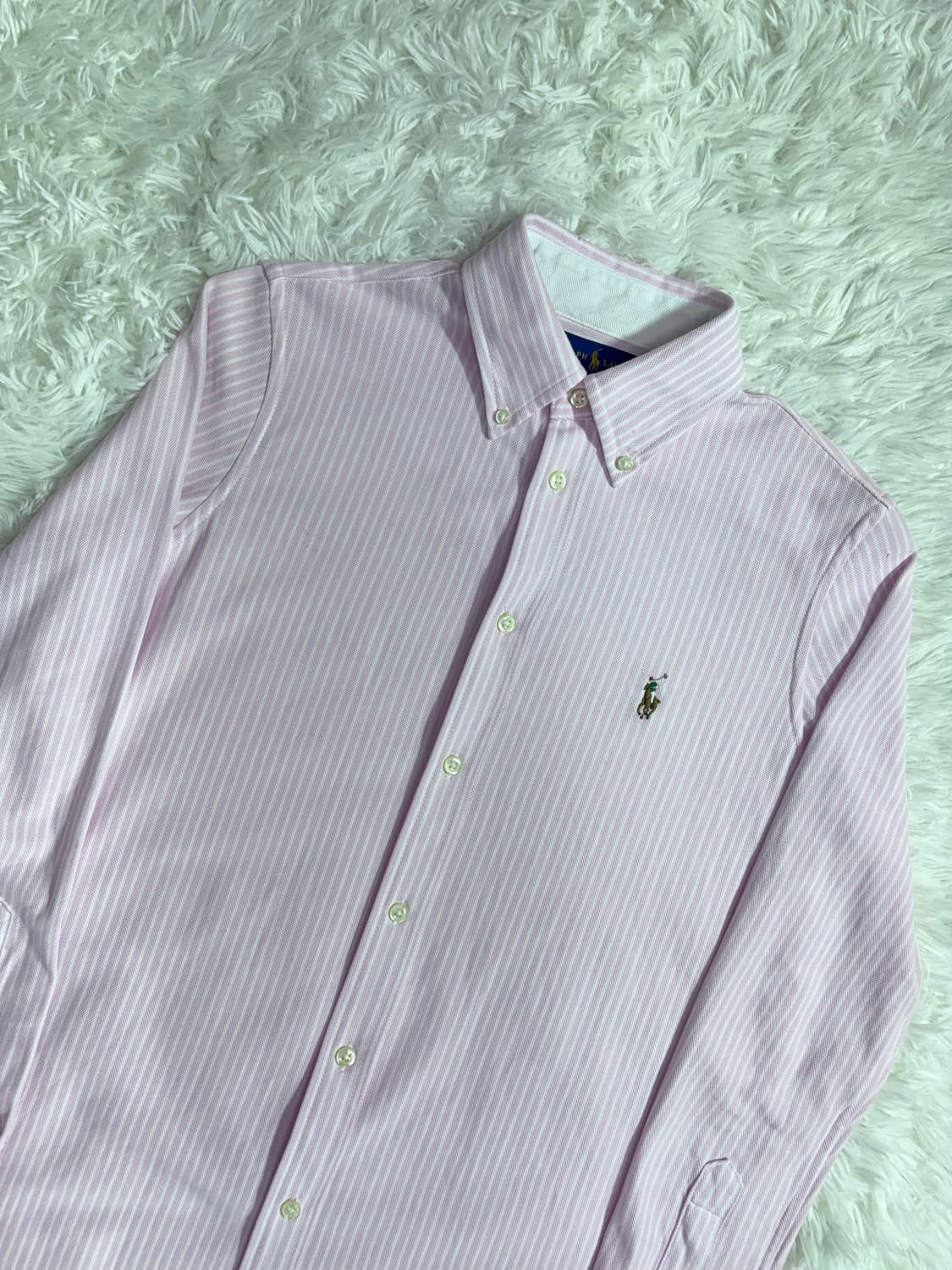 폴로 랄프로렌 핑크 스트라이프 셔츠  상품이미지3