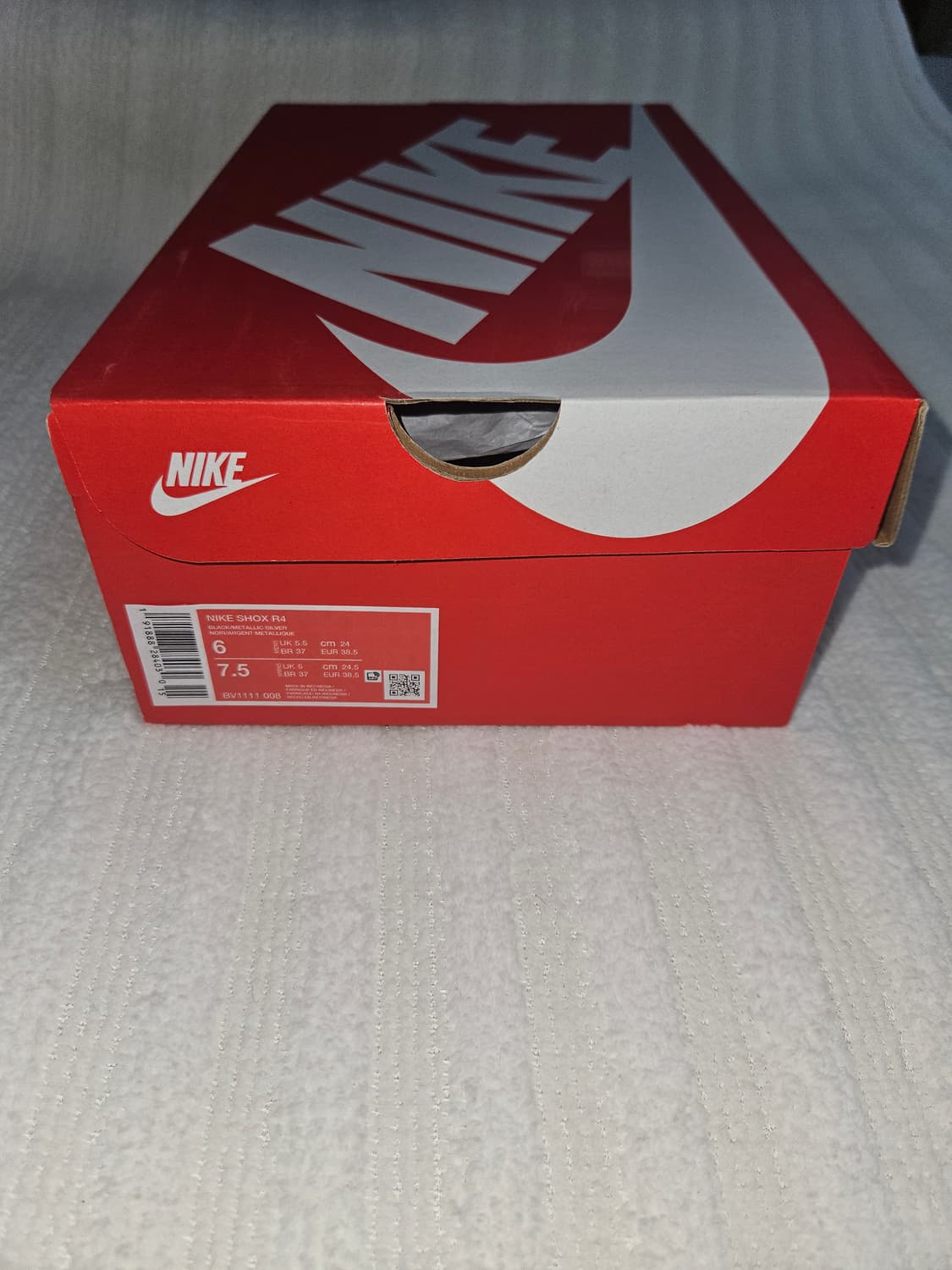 나이키 샥스 r4 블랙 앤 메탈릭 실버 245 상품이미지9