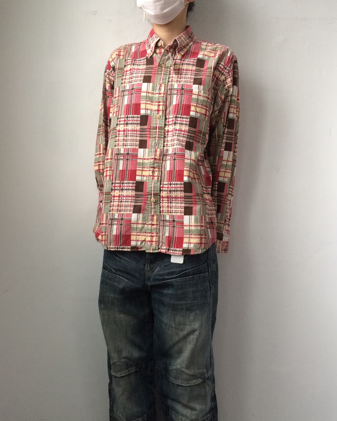 chaps Check pattern shirt 상품이미지1