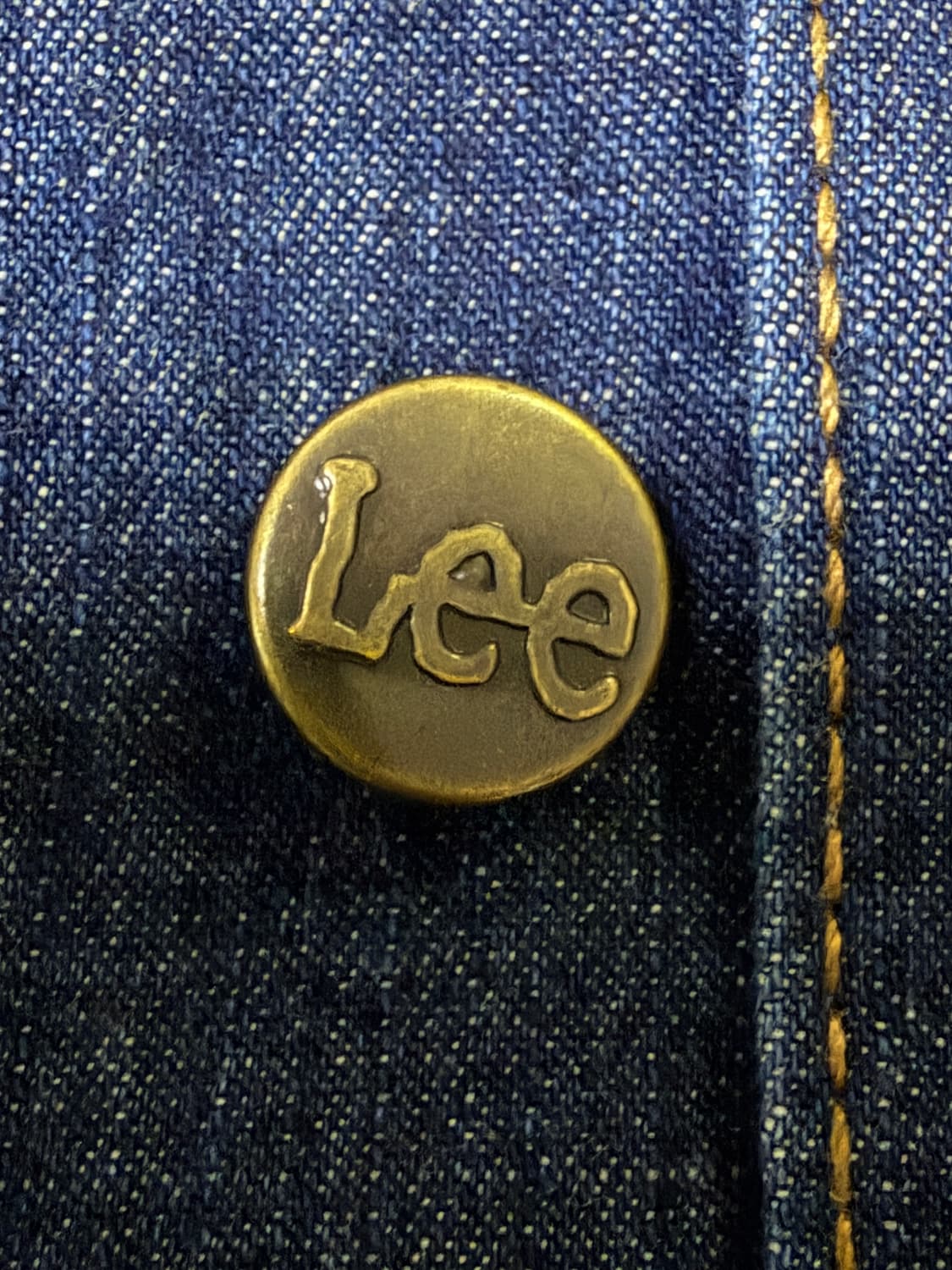 리 Lee 라이더스 데님 트러커 반팔 셔츠 L 인디고 상품이미지3