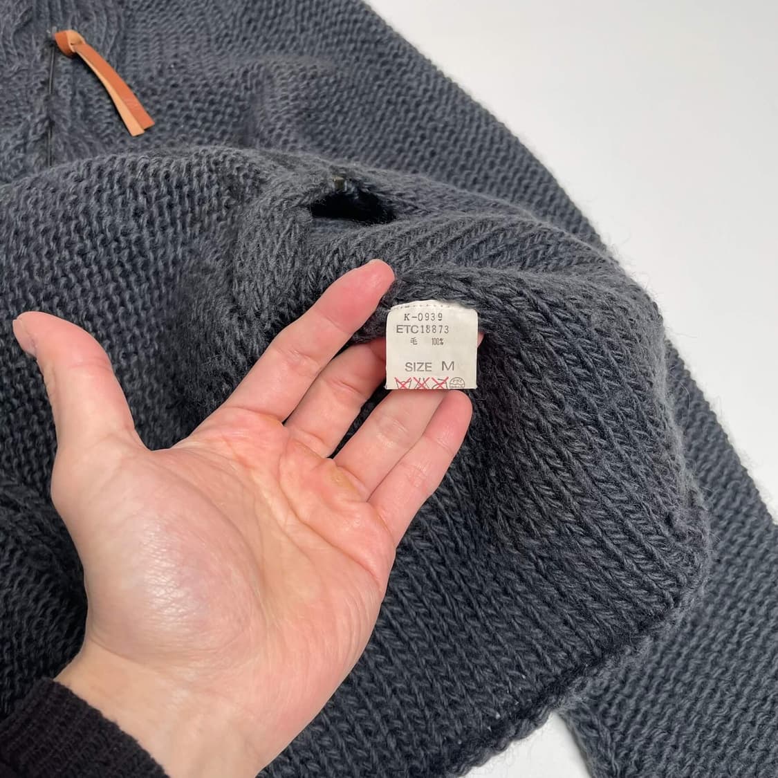 Rna 울 100 니트 집업 자켓 상품이미지7