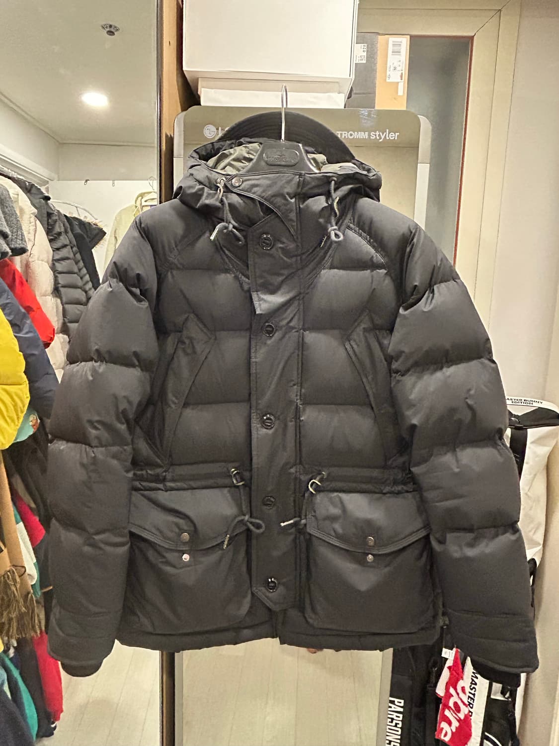 이스트로그 유틸리티 패딩 23FW 블랙 M 105 상품이미지1