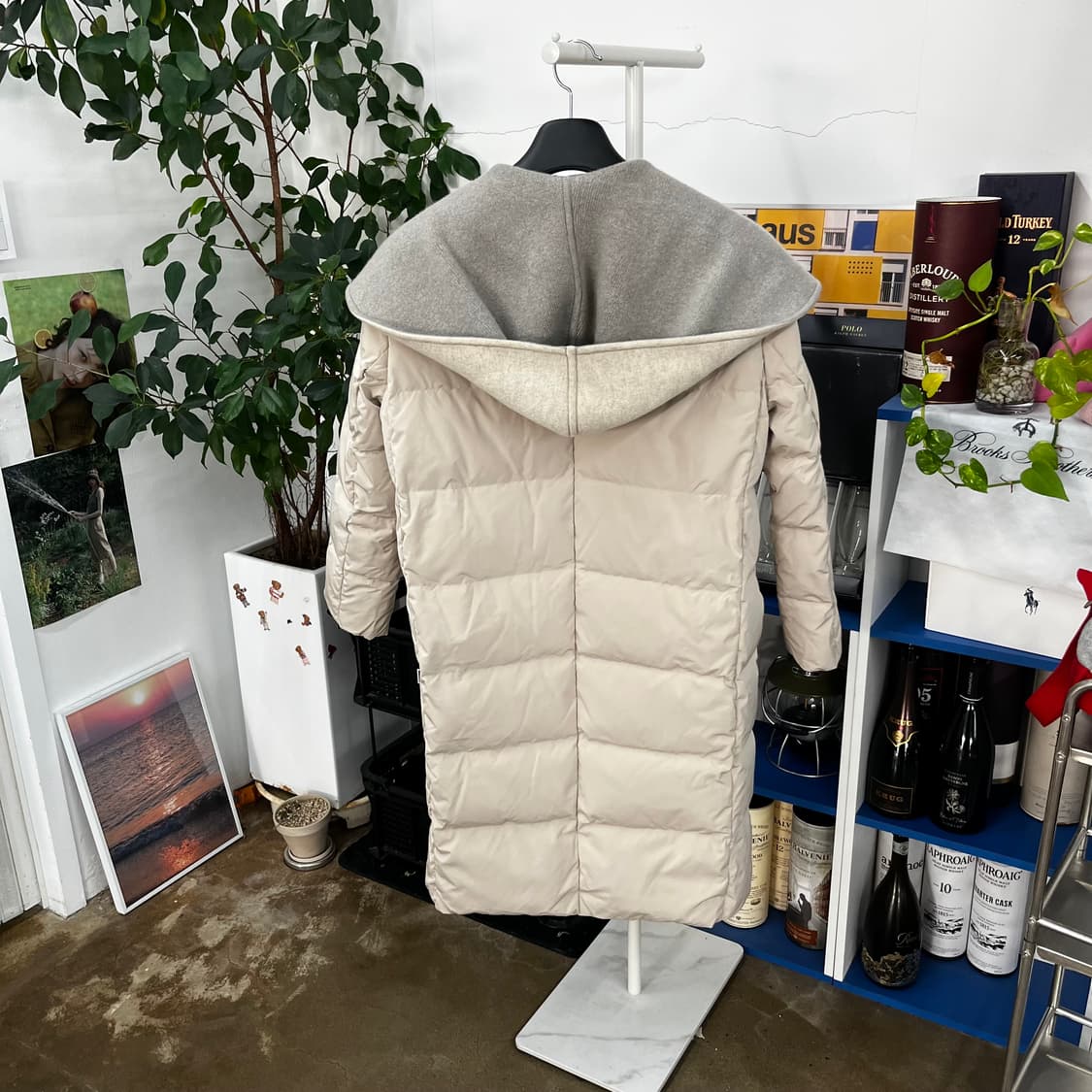 더캐시미어 캐시미어100% 다운패딩점퍼 82 상품이미지3