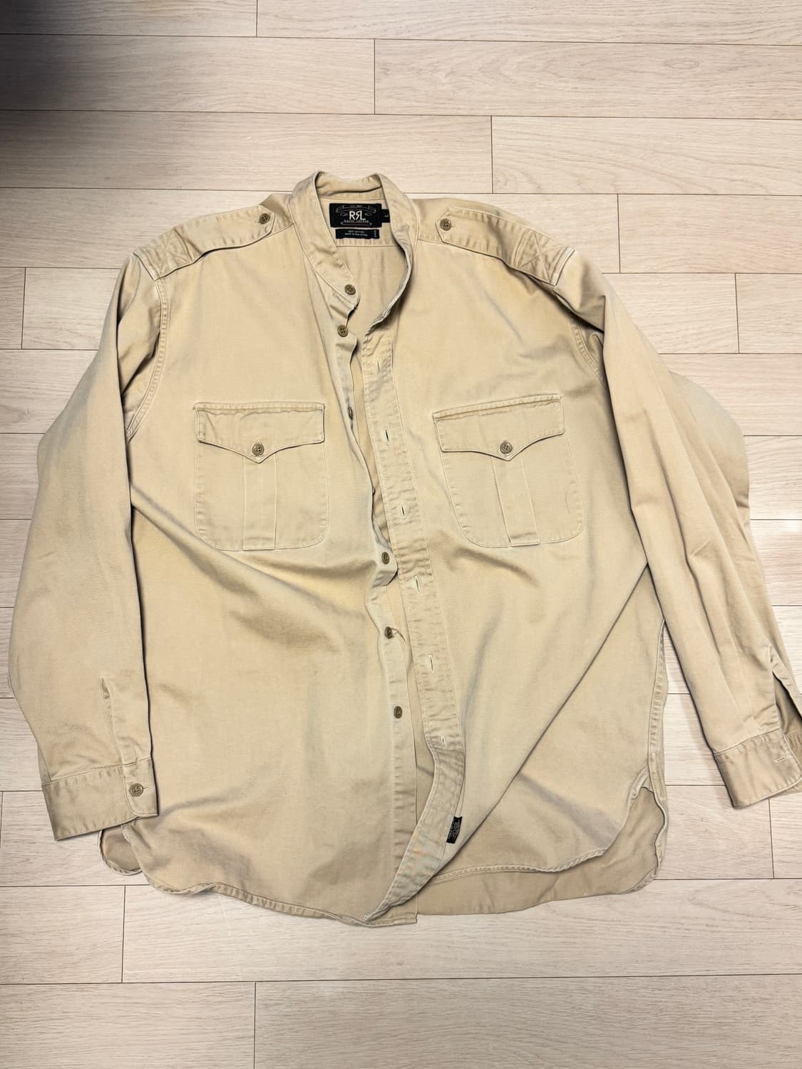 Rrl 더블알엘 차이나카라 셔츠Rrl 더블알엘 차이나카라 셔츠 상품이미지1