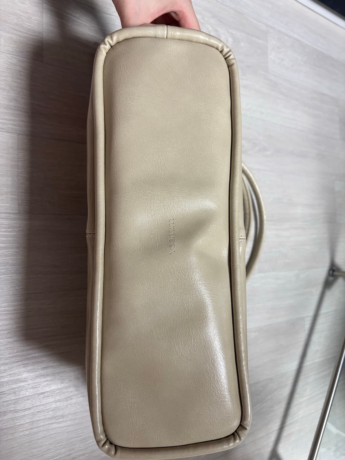 여밈 belted boat bag (beige) 상품이미지8