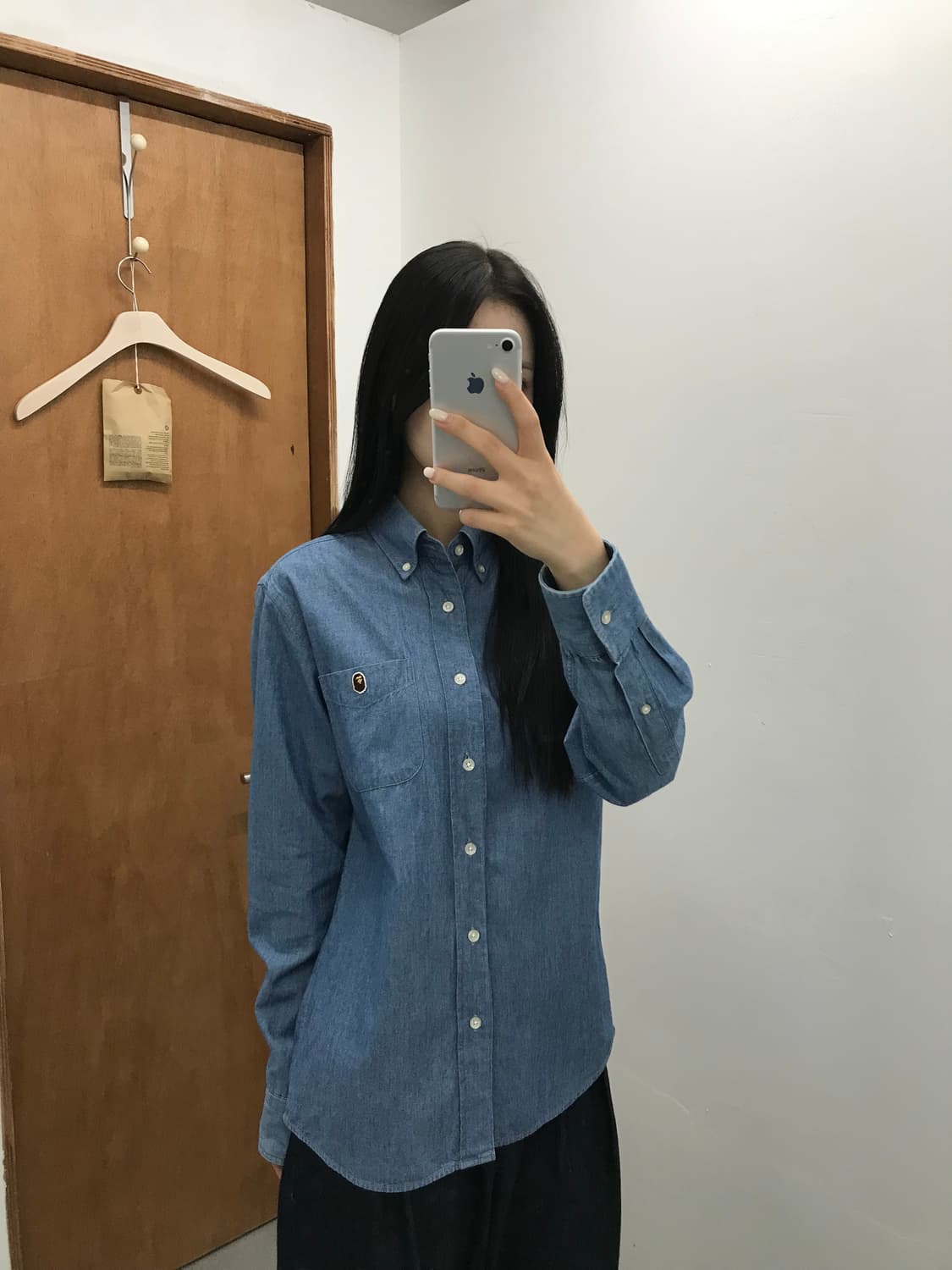 베이프 A BATHING APE Chambray Shirt 상품이미지4