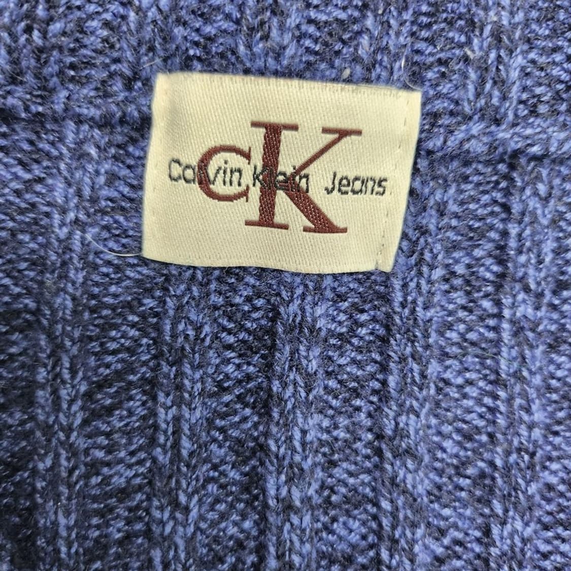 CALVIN KLEIN 골지 숄더패치 니트 상품이미지6