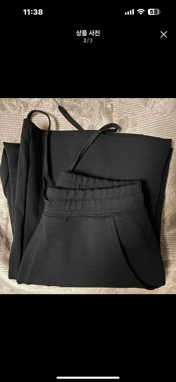 블랙업 비엔트 부츠컷 블랙 M short 상품이미지2