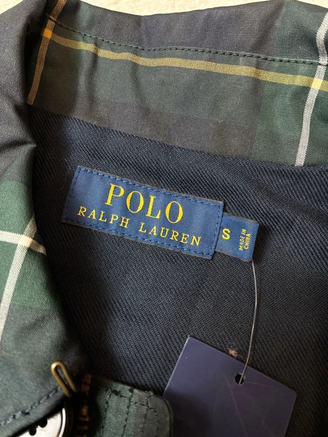 폴로 랄프로렌 블랙와치 타탄체크 레인코트 PN7485 상품이미지9