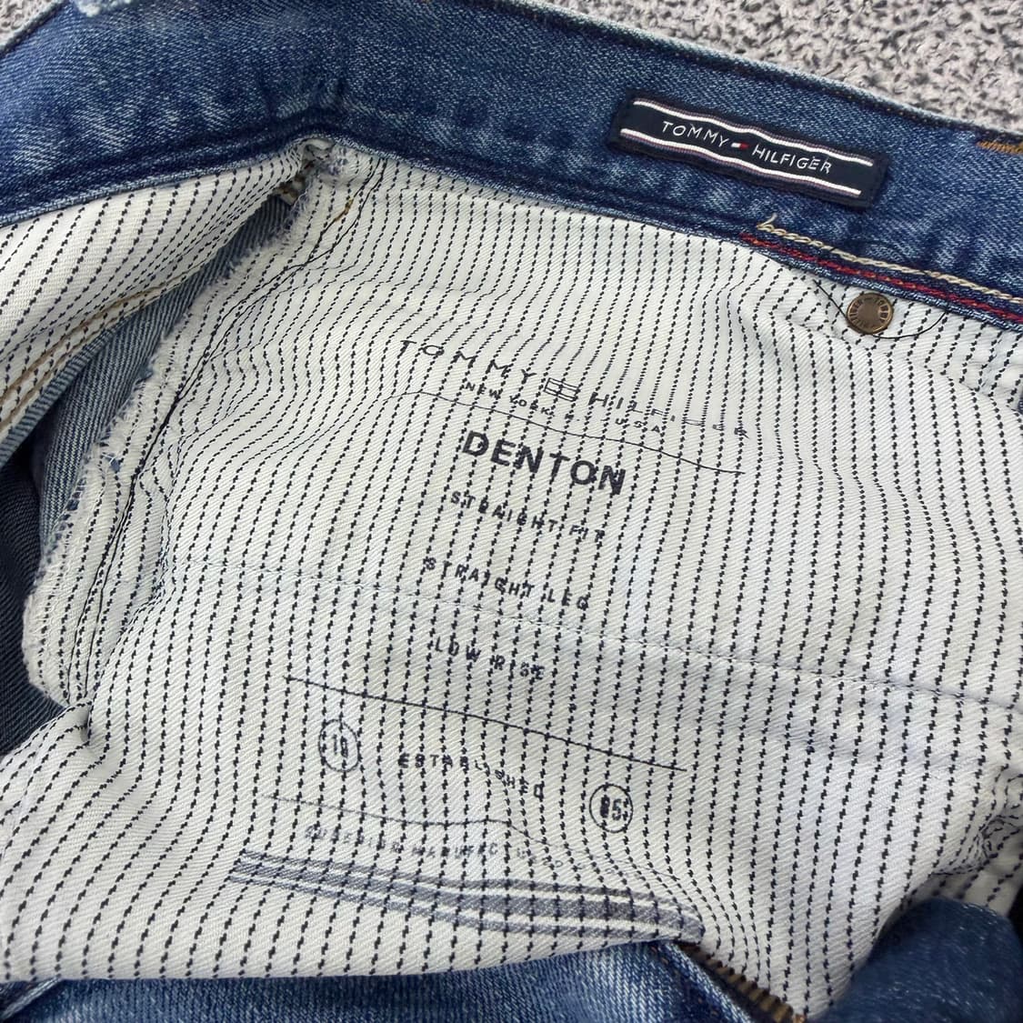 38/34 타미힐피거 워싱 데님팬츠 0127H2 상품이미지5