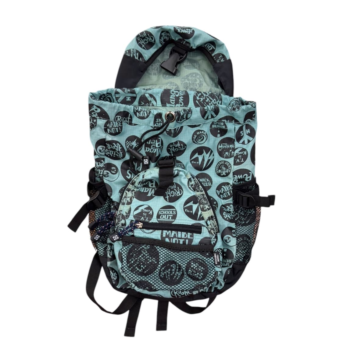 히스테릭글래머 프린티드 미니 백팩 민트 블루 상품이미지4