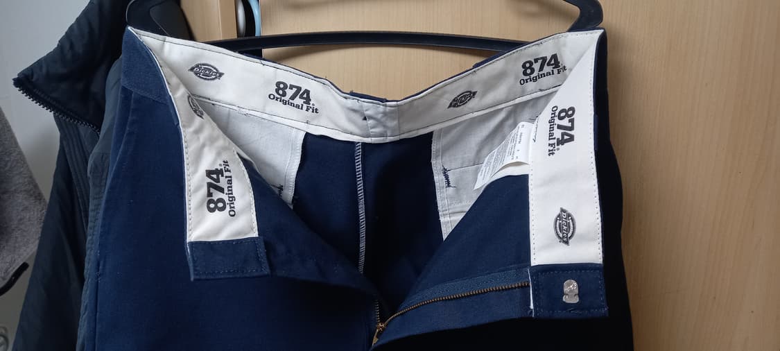 두벌 디키즈 874 카고 워크팬츠 다크네이비 카키 33 32 상품이미지3