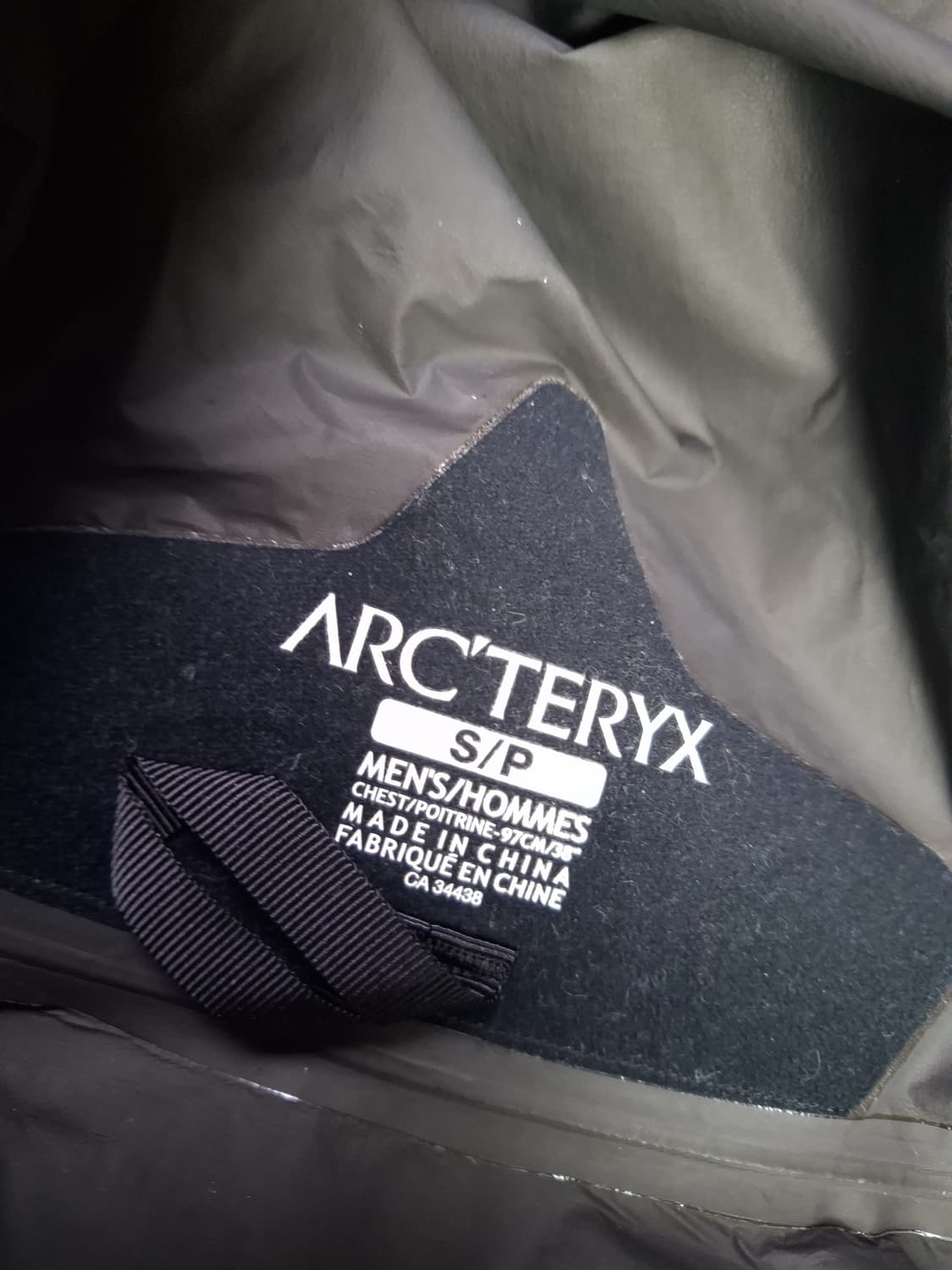 오리지날 아크테릭스 소프트쉘 고어텍스 자켓 상품이미지2