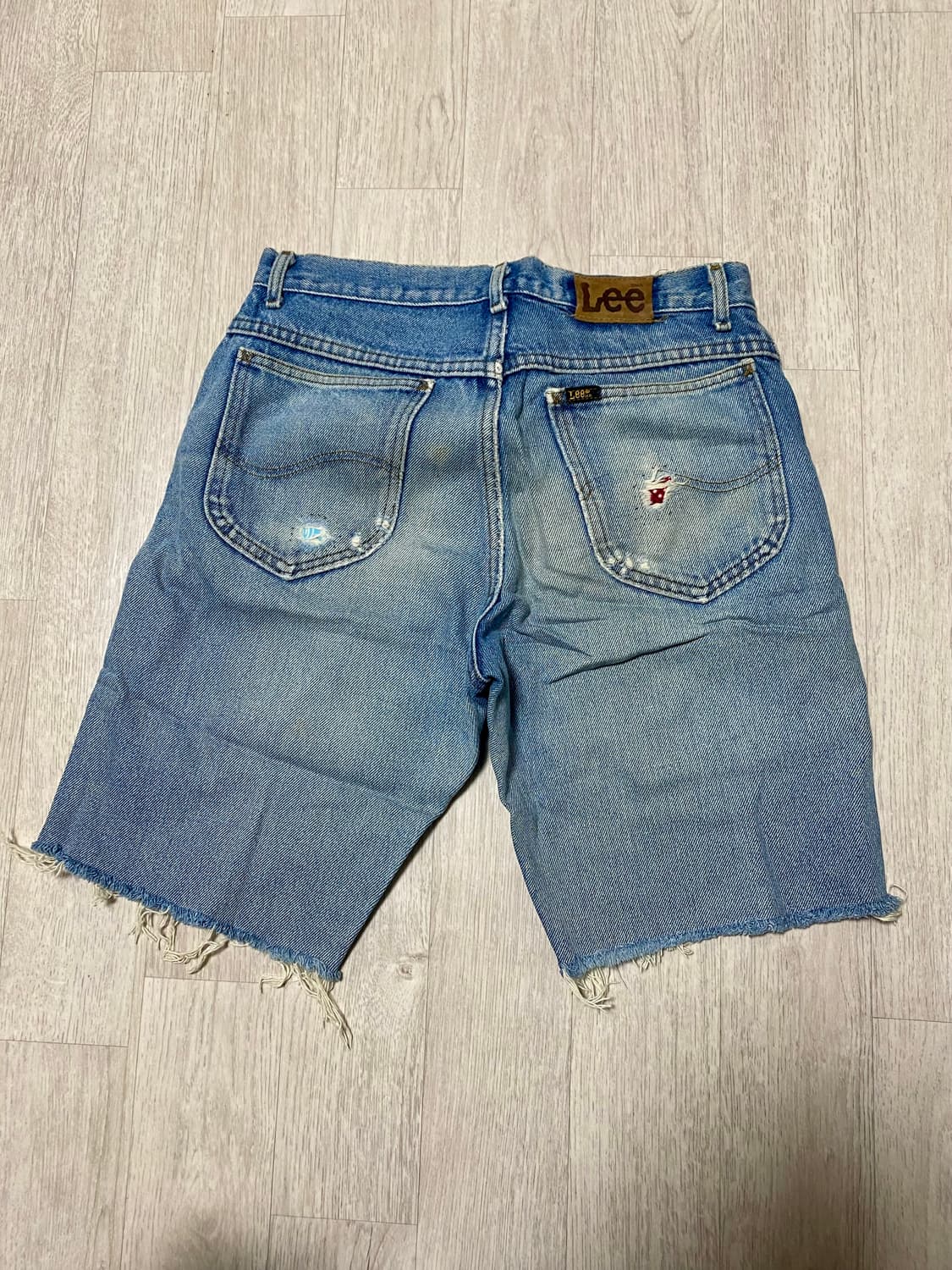 80s 리 101 반다나 쇼츠 상품이미지2