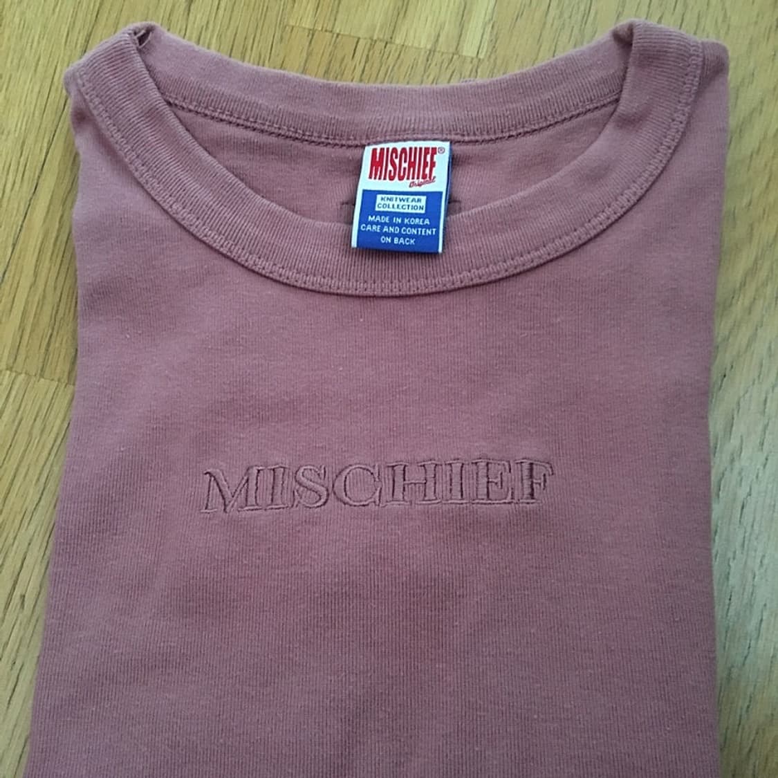 18ss 미스치프 mschf 피티드 인디핑크 반팔 상품이미지2