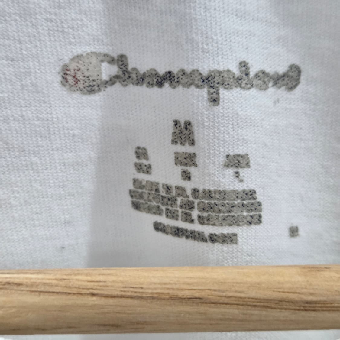 챔피온 프린팅 티셔츠 화이트 M 상품이미지4