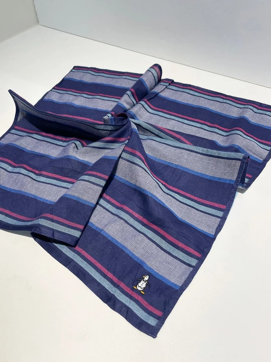 먼싱웨어 00s 재팬 자수 로고 쁘띠 손수건 A1379 상품이미지2